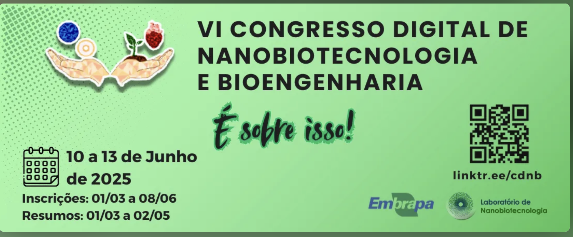 VI Congresso Digital de Nanobiotecnologia e Bioengenharia